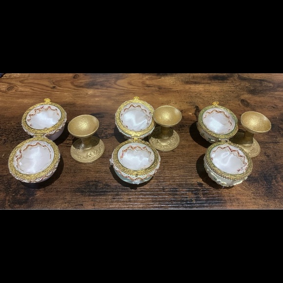 Handcrafted Jewellery Holder W Stands. Lot Of 3! - Picture 4 of 8